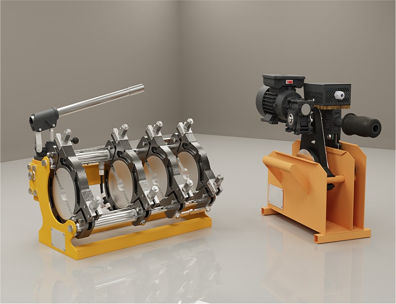 MHW160 Polyethylene Pipe Manual Hydraulic Butt Welding Machine